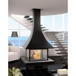 Камин JC Bordelet Julietta 985 centrale vitree (центральный со стеклом)